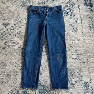 Levi's Premium Wedgie fit ankle Jeans Women's 28 Casual Minimalist Denim